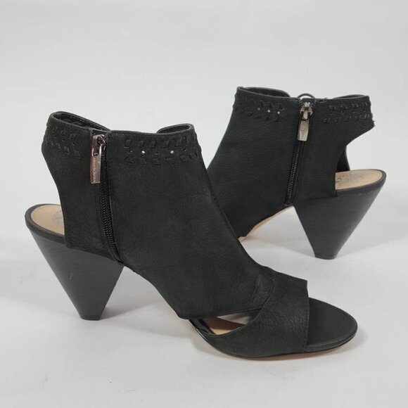 Vince Camuto  Black Leather Sandals  #136  Size 11M/43 - Picture 10 of 12
